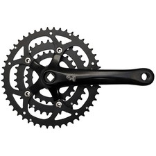 New Albion Cycles XDT Crankset, 26/36/48t, 170mm, Black picture