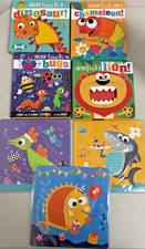 Never Touch Book Box Set 4 Touch And Feel Board Books  and 3 Puzzles Brand New picture
