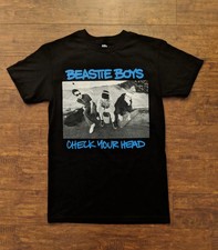 BEASTIE BOYS CHECK YOUR HEAD T-shirt Black Men S-5XL picture