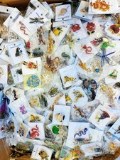 Lot of 500 Assorted Brooch Pins Bulk Mixed Styles Materials Jewelry picture