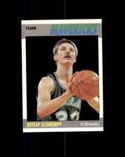 1987-88 Fleer Detlef Schrempf #97 Rookie RC Mavericks NM/MINT picture