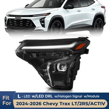 For 2024-2026 Chevy Trax LT 2RS Activ LED Headlight w/ DRL Projector Left Driver picture