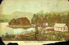 Panama Canal Zone Rio Grande Reservoir Balboa Stamp Vtg Postcard K18 picture