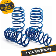 H&R 50406-77 Super Sport Front & Rear Lowering Coil Springs for 87-91 BMW 325i picture