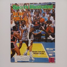 July 23 1984 Sports Illustrated   Michael Jordan  Olympics USA  Up Up For LA picture