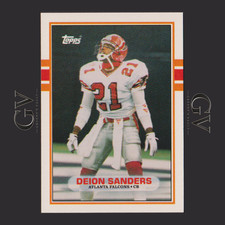 1989 Topps Traded Deion Sanders #30T RC Rookie HOF Atlanta Falcons Quantity QTY picture