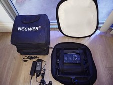 Neewer 660 LED Light Panel Used -Complete with AC Adapter,Case read description picture