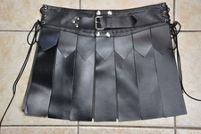 Vintage Leather Maniacs Kilt Gladiator Skirt Gay Interest Club Fetish Wear 30