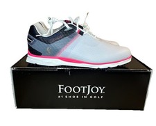 FootJoy Women's Pro SL Sport Golf Shoes White/Navy/Pink - Size 6.5 picture