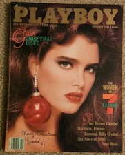 Playboy December 1986 Magazine BROOKE SHIELDS 👀 picture