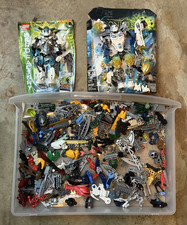 LEGO BIONICLE + HERO FACTORY Bulk Lot Mixed Parts Heads Arms Torsos 71311 picture