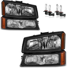 Headlight Assembly for 03-07 Chevy Silverado Avalanche Left & Right picture