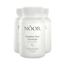 3-Pack NOOR Healthy Hair Formula - NOOR Hair Growth Support Capsules - 180Caps.. picture