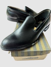Vintage 1950s Bob Baker J.W. Carter Men’s 11D Black Leather Loafers NOS Box E62 picture