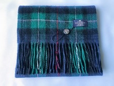 The House of Balmoral Mackenzie Tartan Scarf Scotland 100% Lambswool Fringe picture