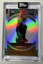BRIE LARSON 2025 Topps Marvel Studios Chrome Captain Marvel 31/100 Perfection picture