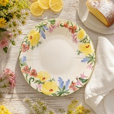 Franciscan Wildflower 14 inch Round Wildflower Platter, Made in USA, VTG 1950's picture