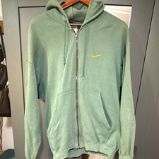 Vintage 90s Nike Jade Large  Full Zip Fleece Hoodie picture