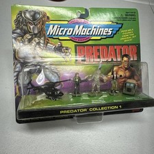 MicroMachines Predator Collection 1 - 1996 New Sealed Galoob Vintage With Dent picture
