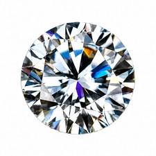 3x3mm Round CVD GIE Lab Certified Diamond D Color VVS1 Clarity Loose Gemstone picture