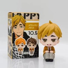 10cm Haikyuu Q Statue Miya Osamu Figurine Look Up Doll Miya Atsumu Action Figure picture