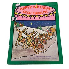 Happy Birthday Dear rudolph Happy Songs for Christmsa Easy Piano Organ T383 picture