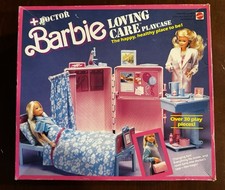 Barbie 1987 Vintage Doctor Loving Care Play Case Set #492 -CIB Pristine picture
