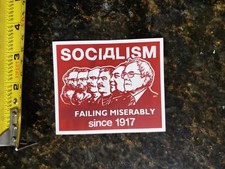 Funny Political sticker Bernie Sanders Democratic SOCIALISM SUCKS picture