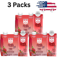 Muscle Milk Pro High Protein Shake Strawberries N Creme 11 fl oz - 12 Count picture