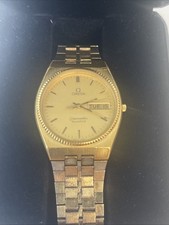 Vintage Omega Seamaster  Watch 1425 Quartz Gold Tone Day Date picture