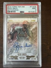 2016 Topps Tier One - Autographs Ozzie Smith #T1A-OS /50 (AU) picture