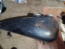 1940ish I believe half of a split tank in really great shape it holds oil and ga picture