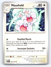 Maushold 158/191 Uncommon Surging Sparks Pokemon Lightly Played picture