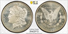 1897-S MORGAN SILVER DOLLAR BETTER SF DATE/MINT PCGS MS64 BEAUTIFUL COIN picture