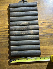 Vintage Favorite Piqua Ware Cast Iron 11-Stick Breadstick Pan 1916-1935 picture