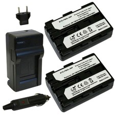 Replacement for Sony DCR-TRV8 Battery (2-Pack, 1700mAh) and Charger picture