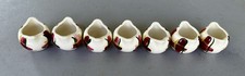 RARE Vintage Purinton Normandy Plaid Creamers Lot of 7 1950s Slipware 2 x 2” picture
