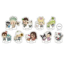 Presale Dr. Stone Sanrio Characters Petit Acrylic Stand Figure Complete 9 Set picture