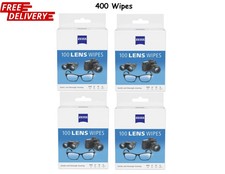 ZEISS Gentle and Thorough Cleaning Eyeglass Lens Cleaner Wipes, 100 Count 4 PACK picture