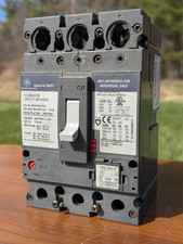 GE HI-BREAK Circuit Breaker 3 Pole 100 Amp 600 VAC SEHA36AT0100 Spectra RMS picture