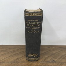 1890s New Testament Novum Testamentum Graecum Greek David McKay Rare Pocket Size picture