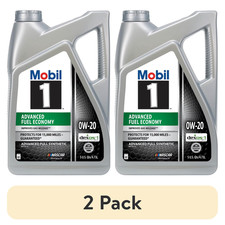 (2 pack) Mobil 1 Advanced Fuel Economy Full Synthetic Motor Oil 0W-20, 5 Quart picture