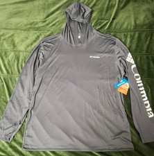 Columbia Men's Rapid Creek Hoodie Long Sleeve Polyester XL XM9706-017 Black picture