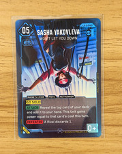 Sasha Yakovleva (secret rare) Beta 119 - Cyberpunk Tcg Welcome to Night City picture