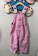 Vintage 90’s Pink Tulip Osh Kosh Overalls 3T picture