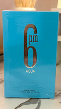 6 PM Aqua Eau de Parfum EDP Spray Regular Size Fragrance 3.4 fl oz for men picture