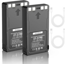 2-Pack New LIT-22 Battery For SPYPOINT LIT-22 Pro Hunting Cellular Trail Camera picture