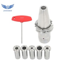 CAT40 3/4” Alloy Steel Hydraulic Chuck W. 5 Reduction Sleeves G2.5/25000RPM picture
