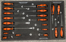 Mac Tools 20pc Screwdriver Set  SLOTTED, PHILIPS, STAR DRIVE (Orange) picture