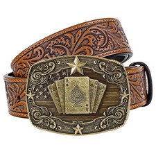 LALATCH Western Cowboy Belts S for Waist 33